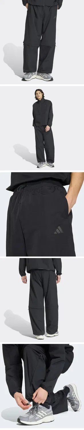Мужские брюки City Tech Zip-Off чёрные от Adidas — фото 4