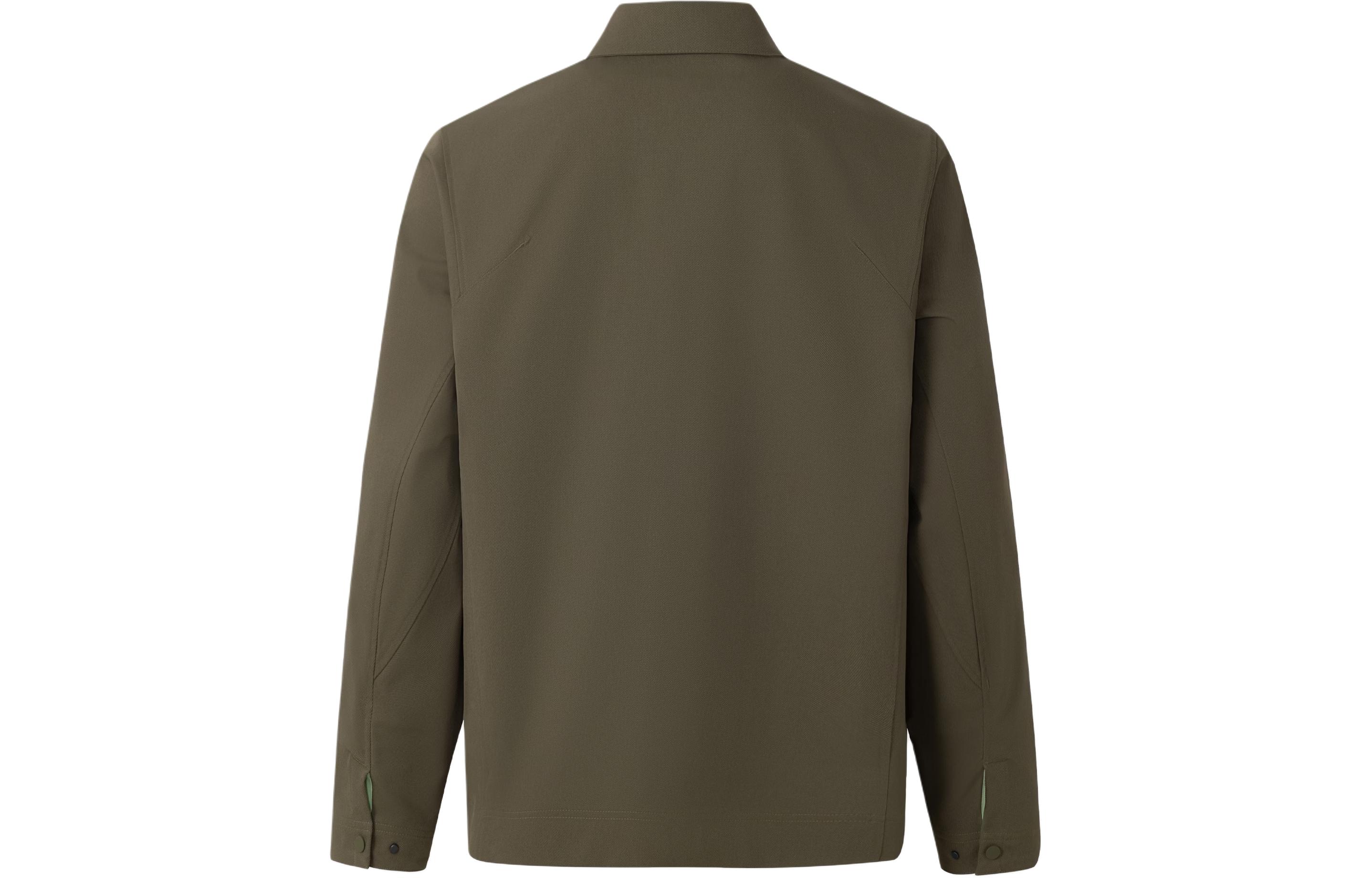 Adidas Повседневная куртка мужская оливково-зеленая, Strata Olive Green — фото 4