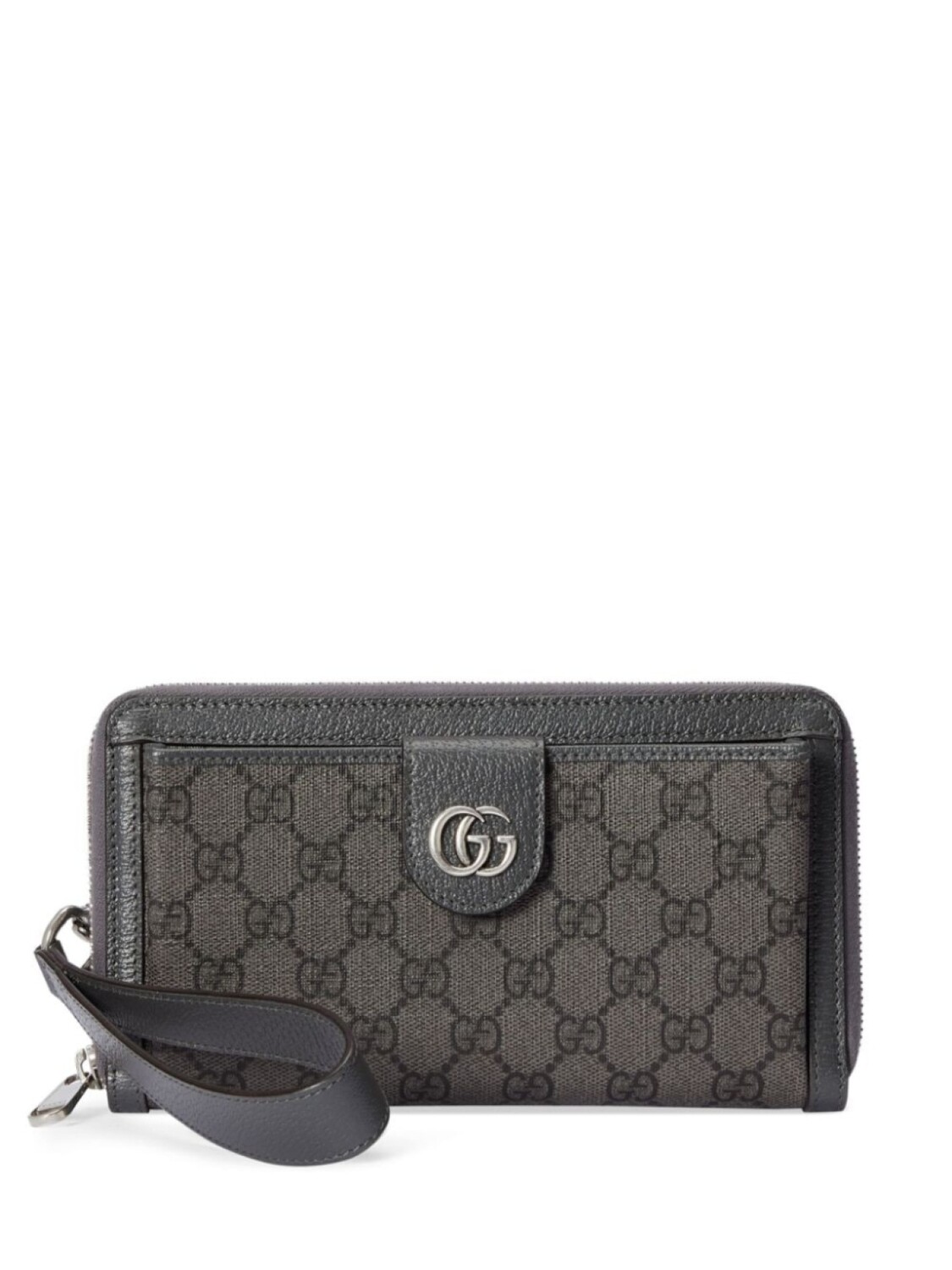 

Gucci кошелек Ophidia с круговой молнией, серый