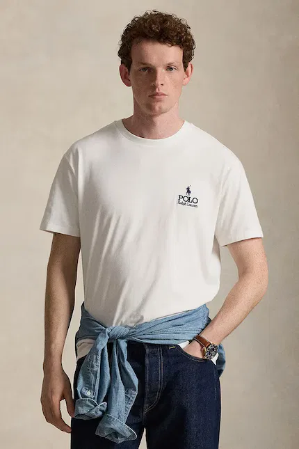 Футболка хлопковая T-shirt Polo Ralph Lauren, белый