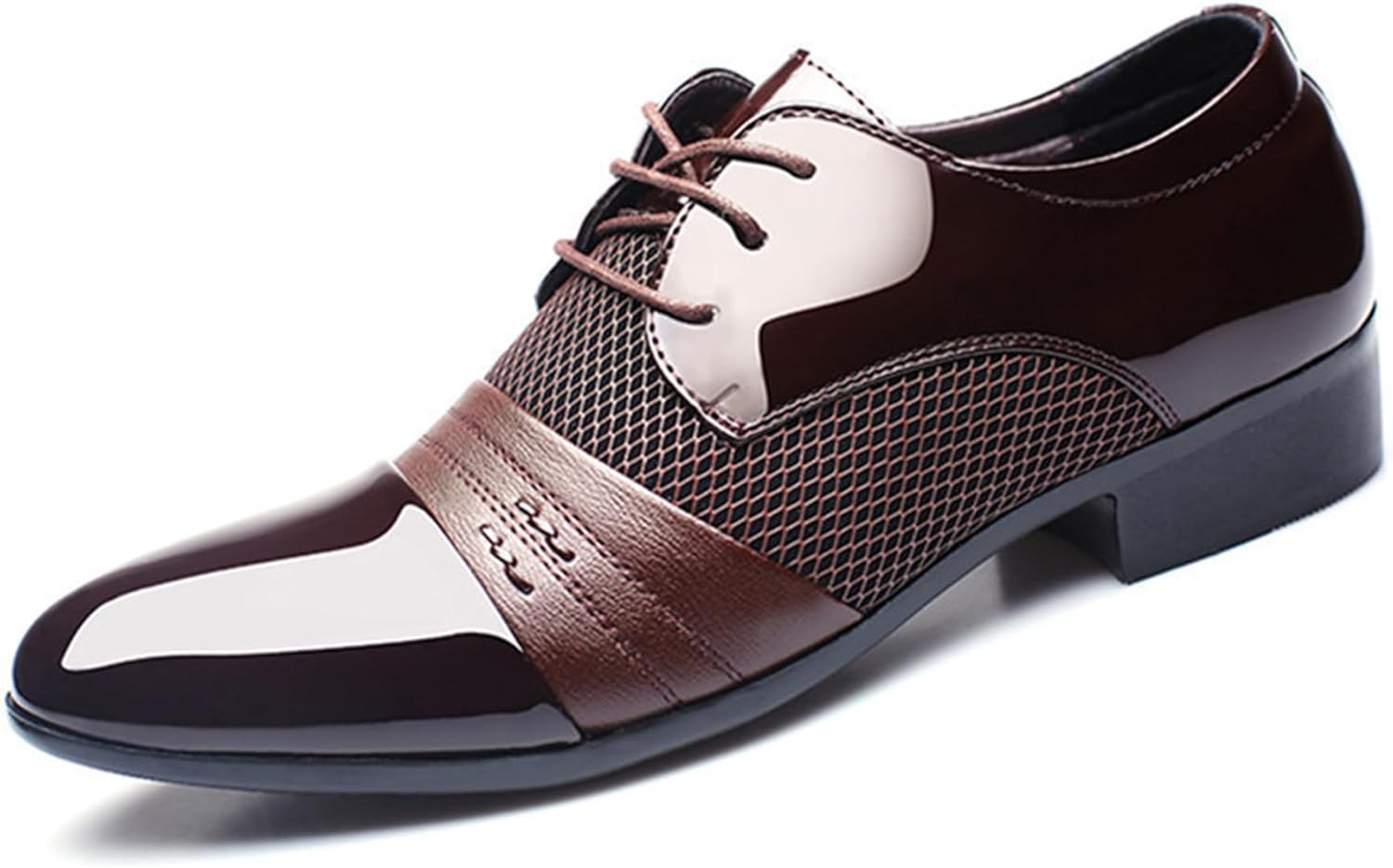 

Мужские классические туфли ADMLZQQ с закрытым носком Oxford, удобные, коричневый