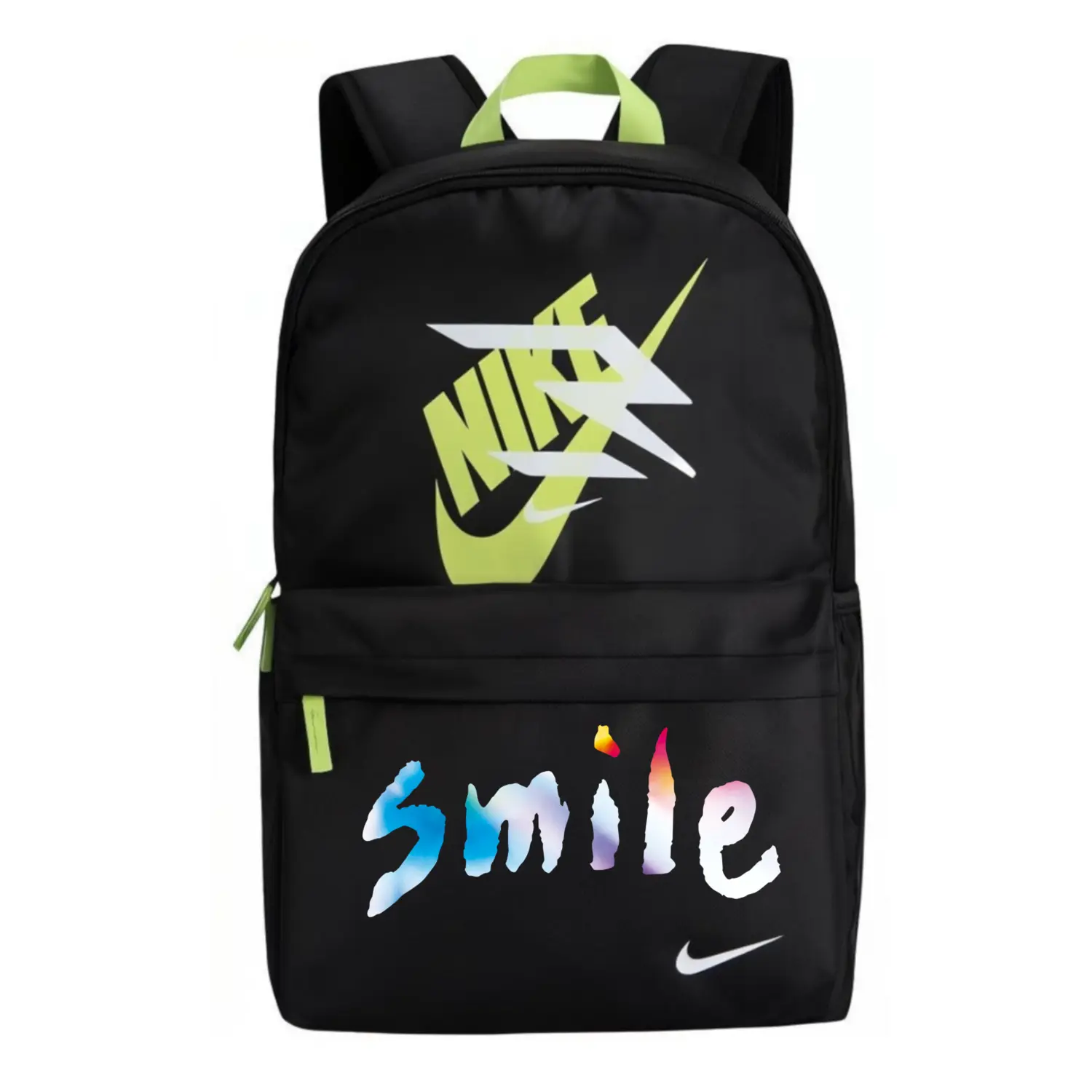 

Nike Полиэстеровый рюкзак унисекс черный, smile 1