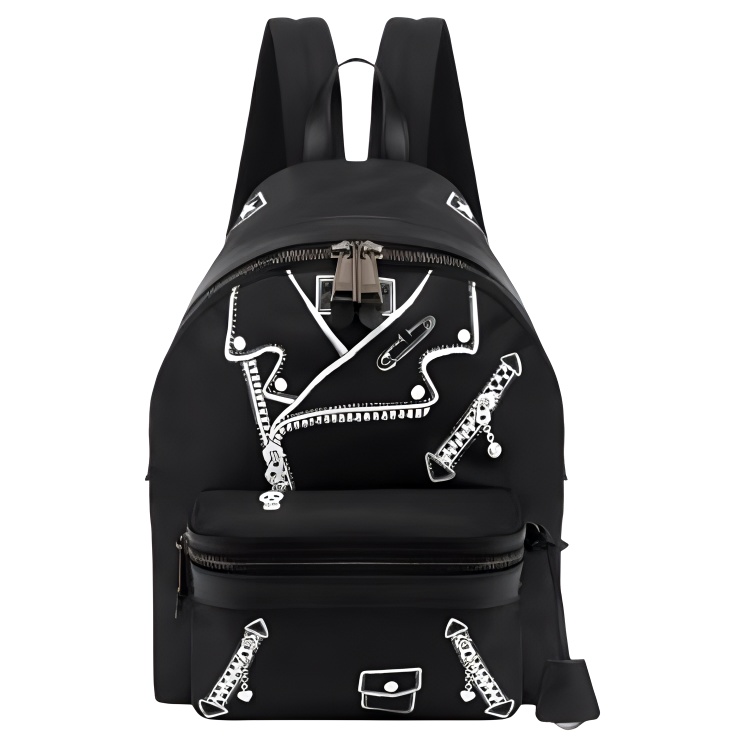 

Полиэстеровый рюкзак унисекс черный MOSCHINO