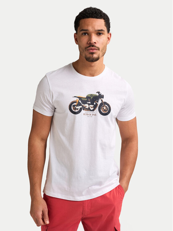 

Футболка regular fit M-1050-TSR671 Petrol Industries, белый
