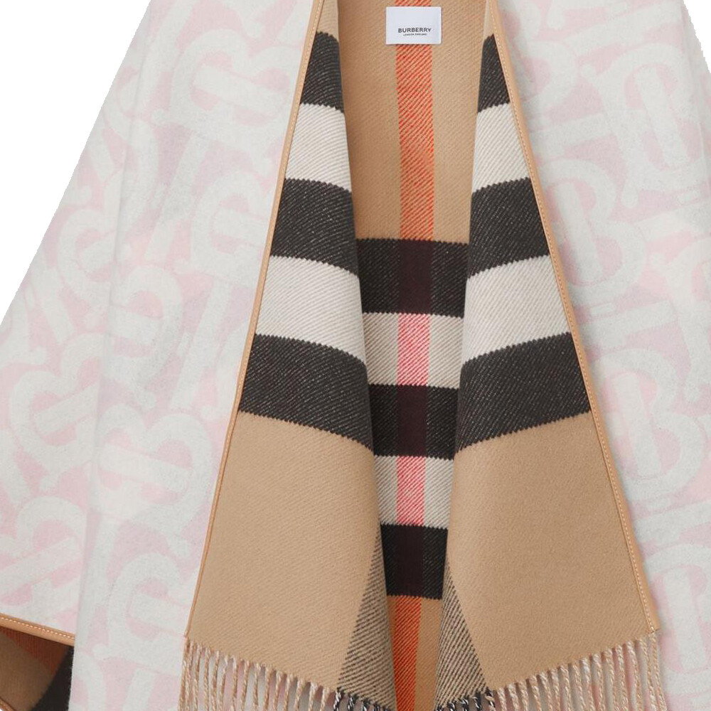 Накидка женская Burberry розовая — фото 4