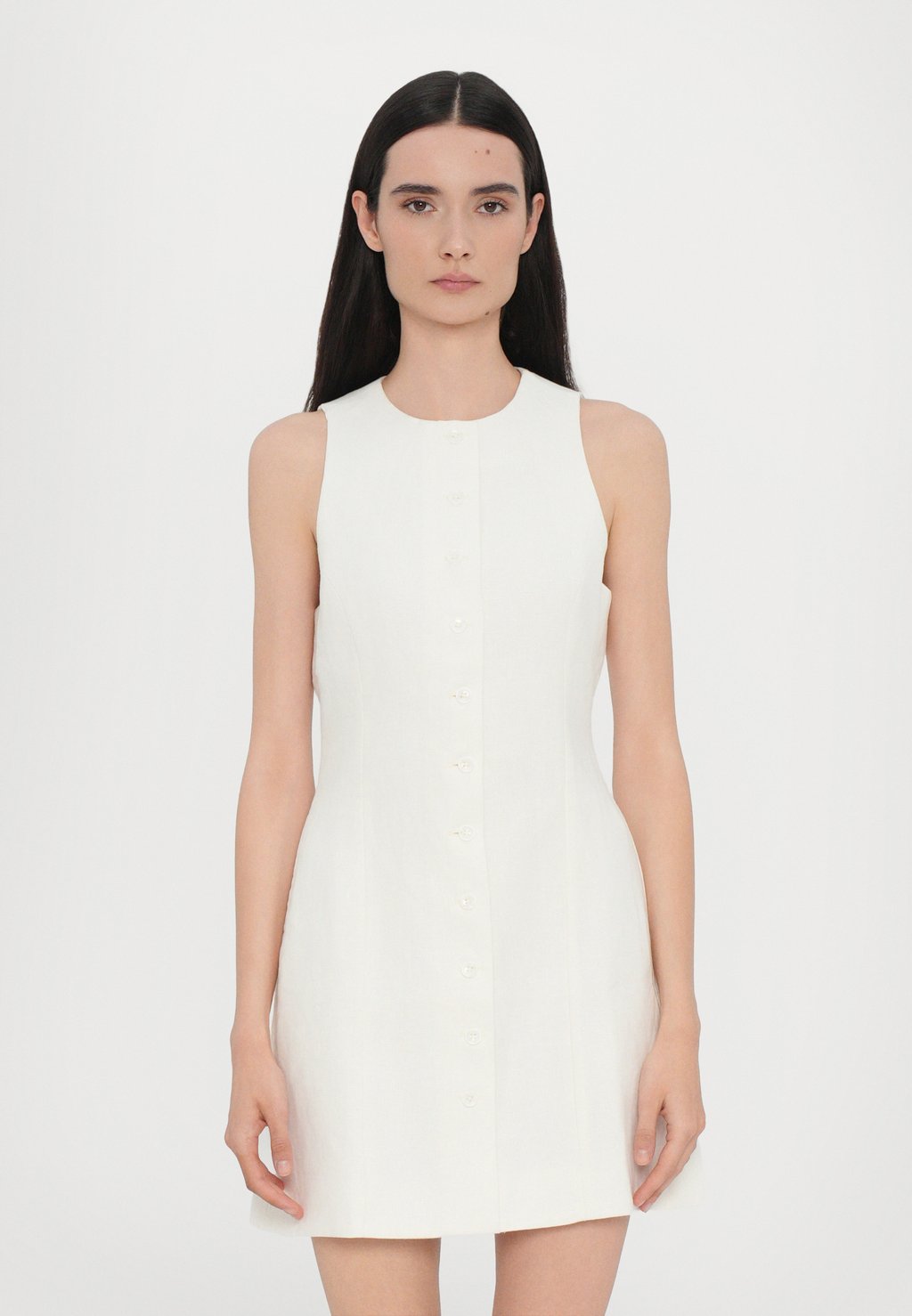 

Повседневное платье SEEMA MINI DRESS Faithfull the brand, белый