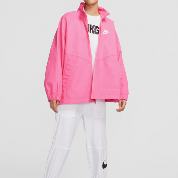 Куртка женская Фиолетовая/Розовая/Белая Nike, фиолетовый/розовый/белый — фото 4