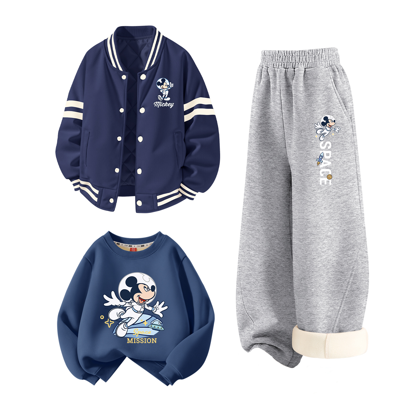 

Детская повседневная спортивная одежда Disney, светлый индиго