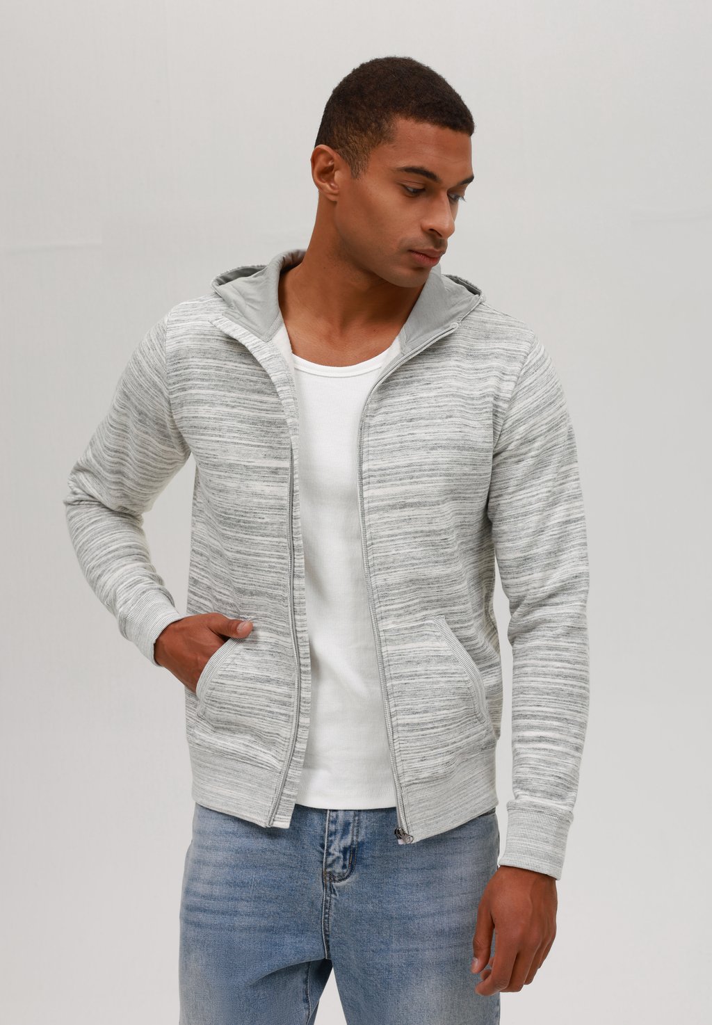 

Кардиган Pier One by Zalando, светло-серый