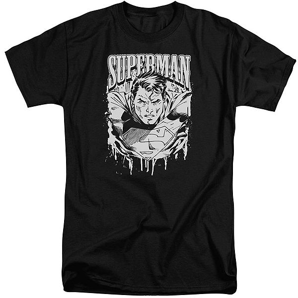 

Футболка с длинным рукавом Superman super metal adult tall Licensed Character