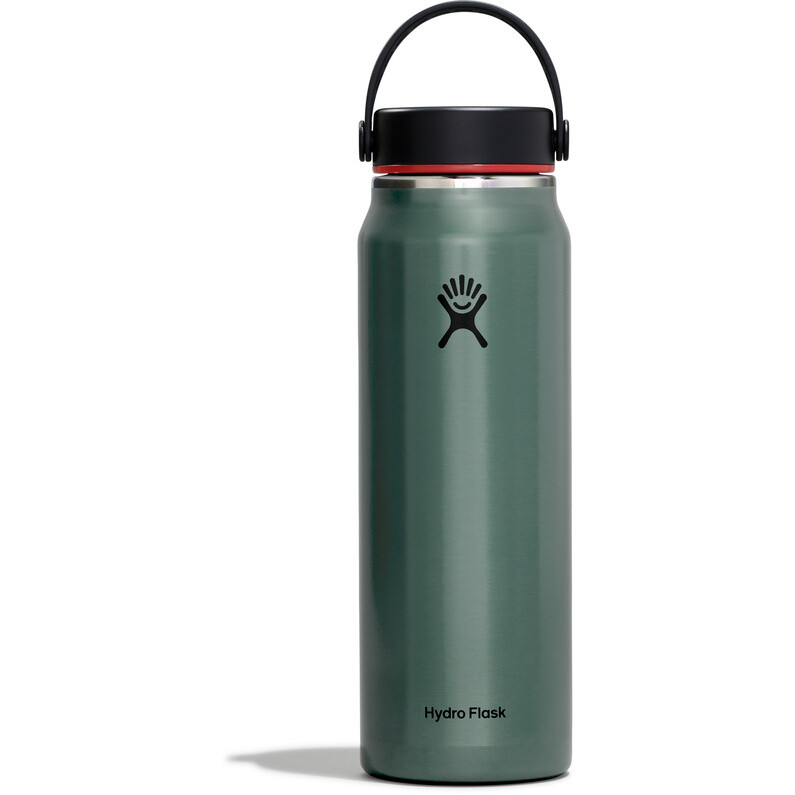 

Легкая изоляционная бутылка с широкой гибкой крышкой Hydro Flask, зеленый