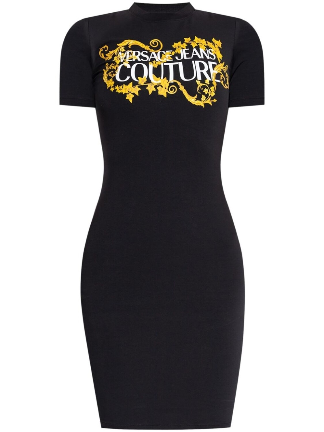 

Versace Jeans Couture платье-футболка с логотипом, черный