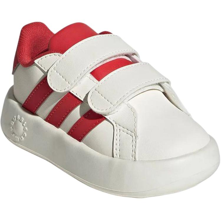 BREAKNET низкие детские ботинки для малышей Adidas, белый/красный — фото 4