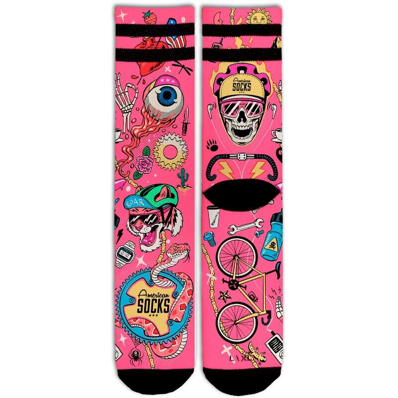

Велосипедные носки American Socks, розовый