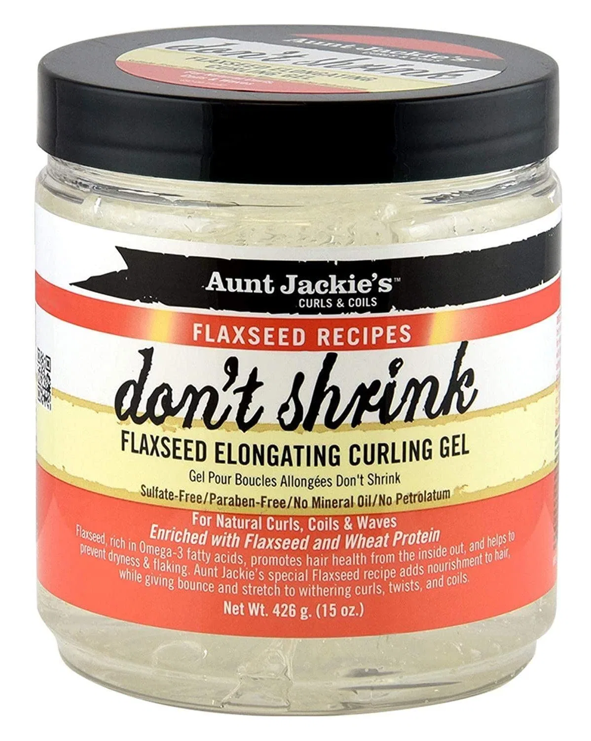 Гель для укладки кудрявых волос «Don't Shrink Flaxseed Elongating Curling Gel» от Aunt Jackie's Aunt Jackie'S