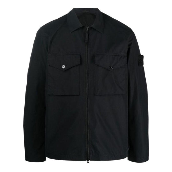 

Куртка ghost overshirt 'black' Stone Island, черный