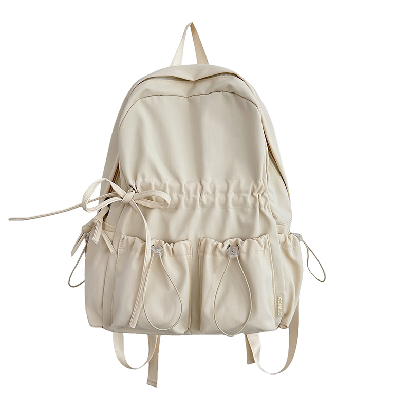 

DCLOUD Нейлоновый рюкзак женский желтый белый черный розовый синий, White