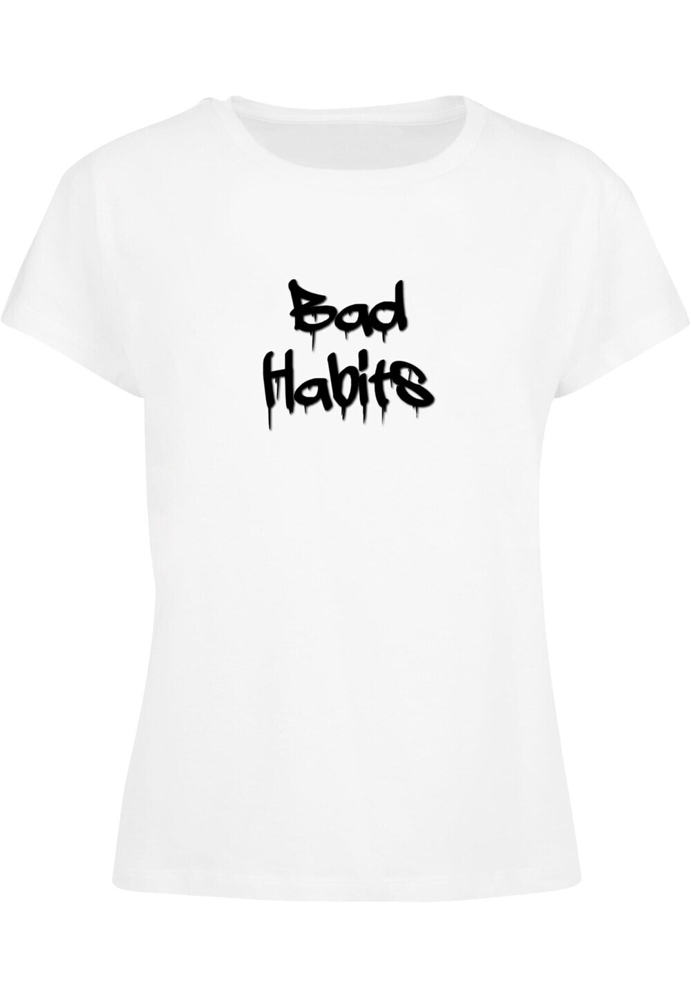 

Рубашка Merchcode Bad Habits, белый