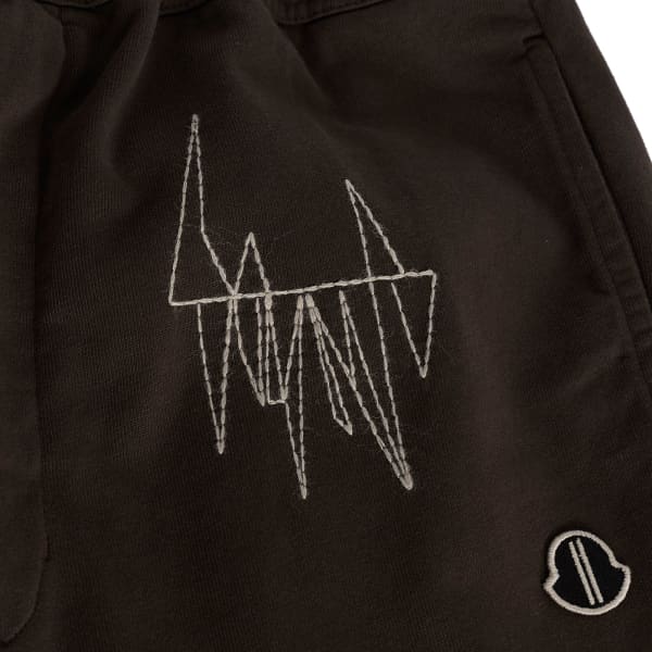 Спортивные брюки Rick Owens X Moncler на шнуровке, темно-dust — фото 2