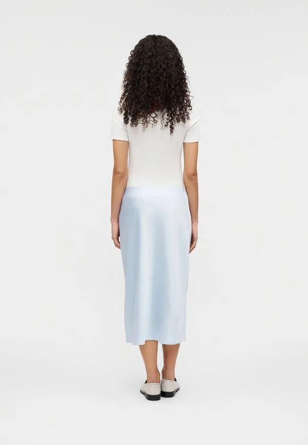 Юбка-Карандаш из рваной ткани Calvin Klein, Breezy Blue — фото 3