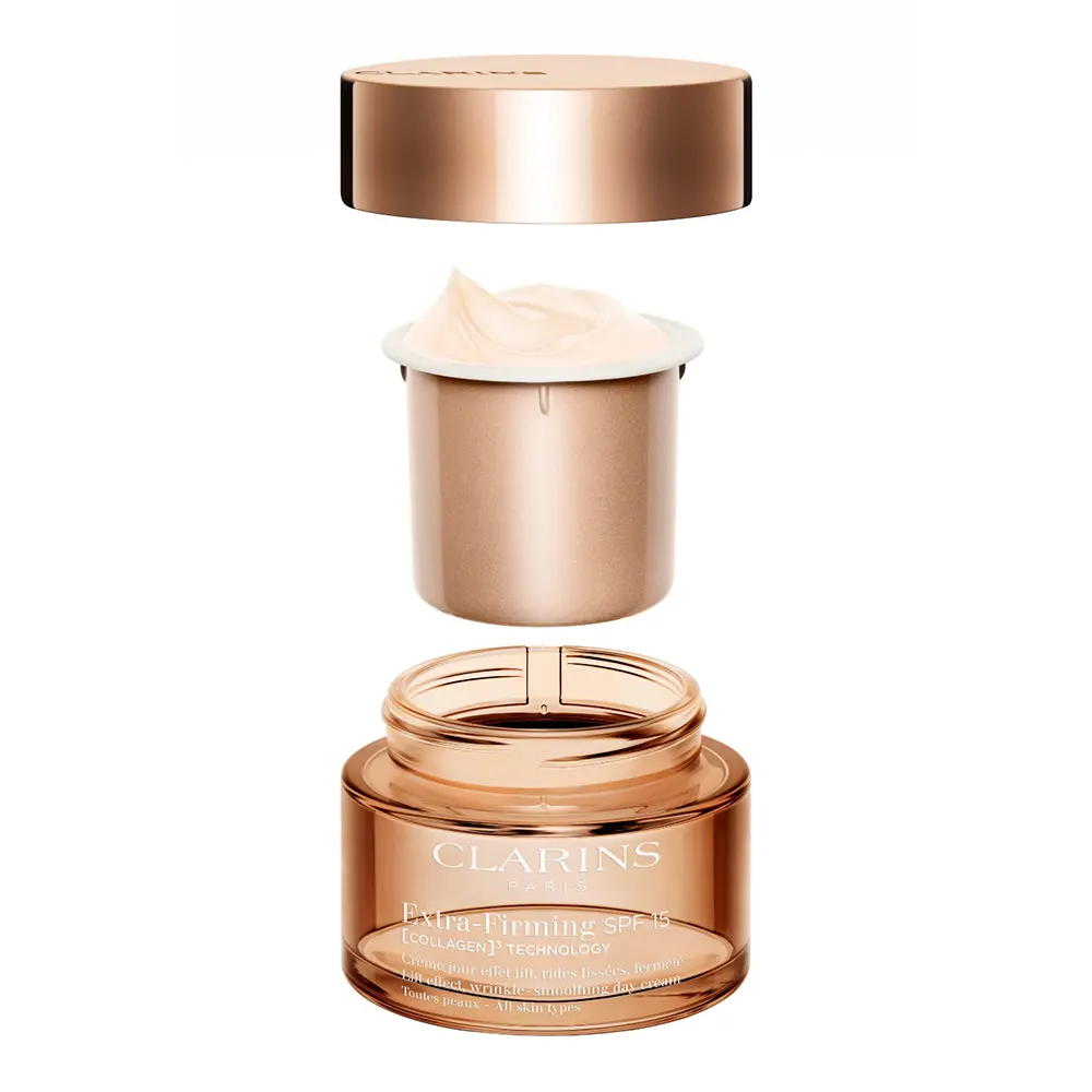 Clarins Extra-Firming Jour SPF 15: Дневной укрепляющий крем для лица, 50 мл — фото 2