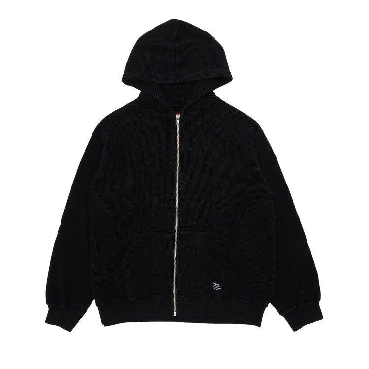 

Толстовка Supreme Hooded Zip Up Thermal, Black