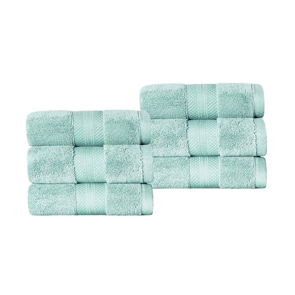 

Набор полотенец для рук из турецкого хлопка SUPERIOR, 6 шт., цвет Dusty Aqua
