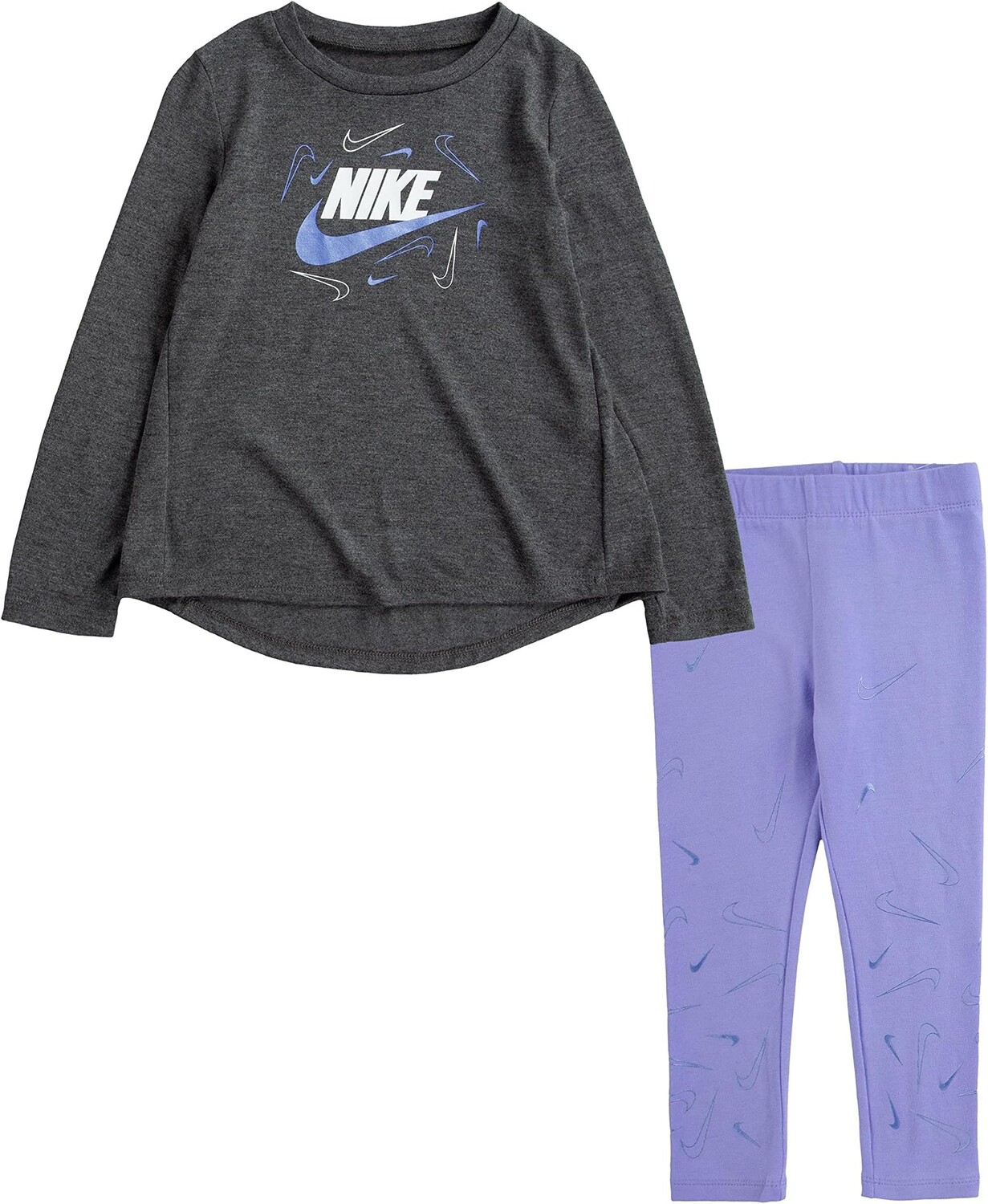 

Детский набор Nike Gradient Leggings Set, угольный