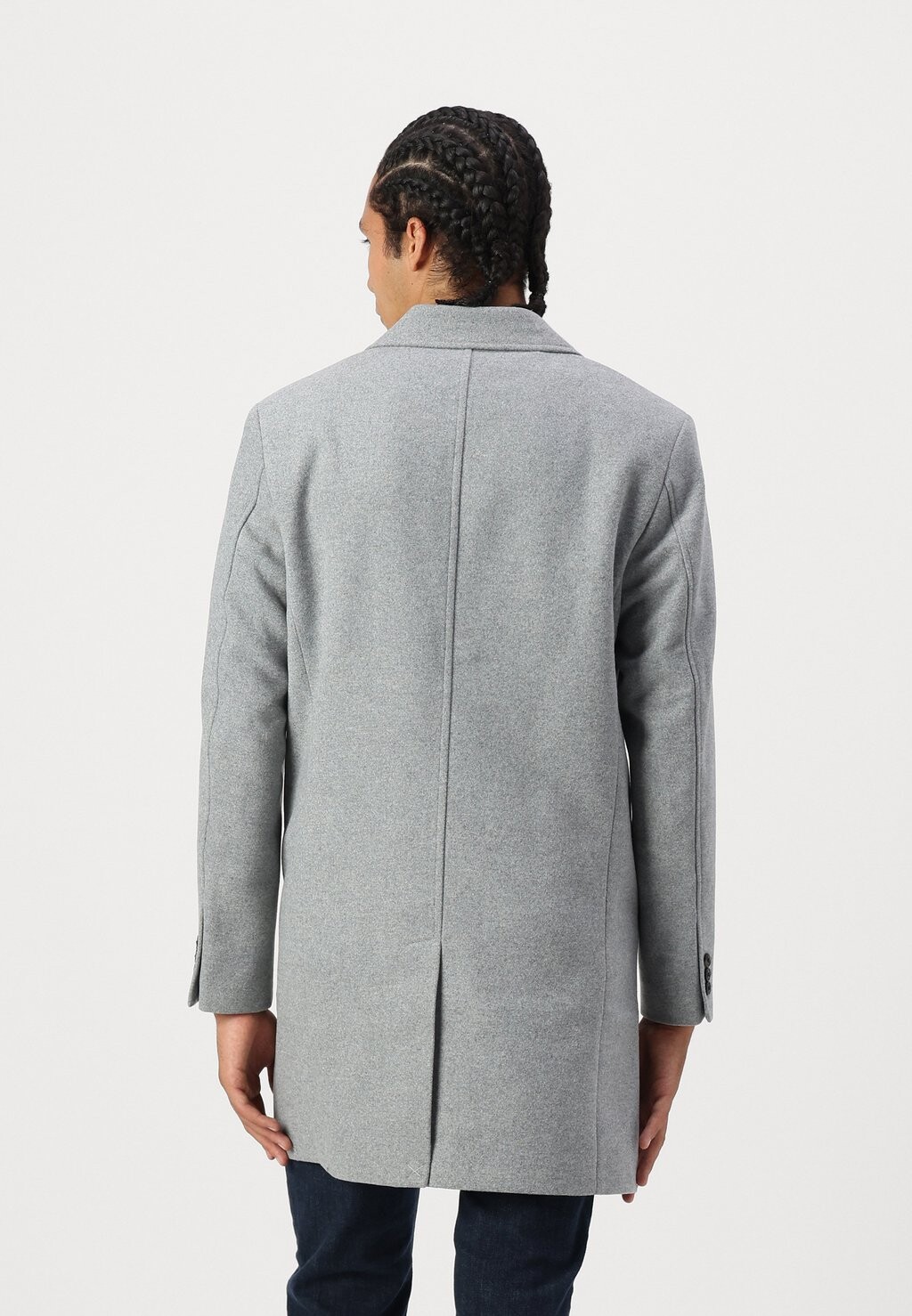

Короткое пальто EHARRISON Jack & Jones, серый