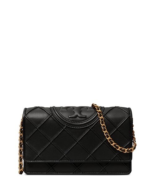 

Кошелек Fleming с мягкой цепочкой Tory Burch, цвет Black