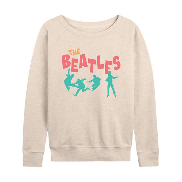 

Футболка с длинным рукавом the beatles silhouettes french terry Licensed Character, Beige