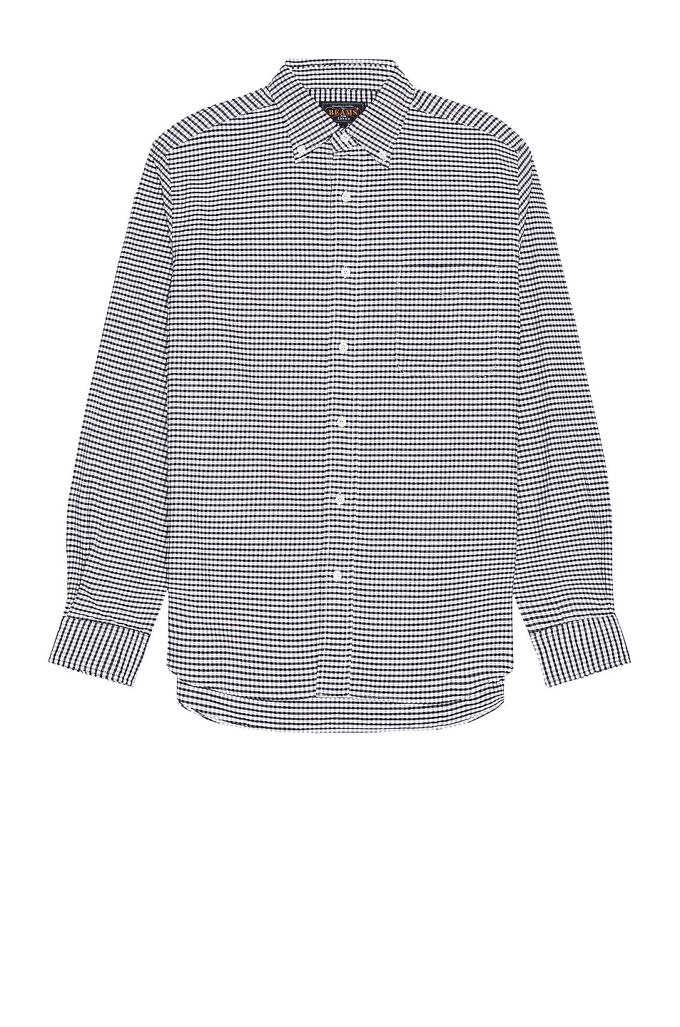 

Рубашка Beams Plus B.D Gingham Check Oxford, черный