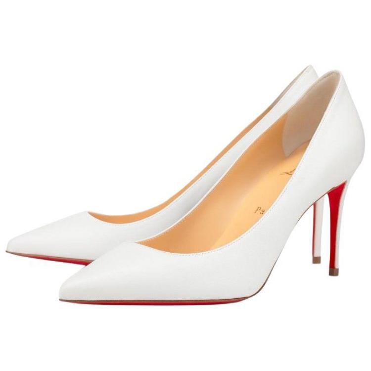 CL Kate Slim Каблук Высокие каблуки 8,5 см Женские Белые Christian Louboutin — фото 4