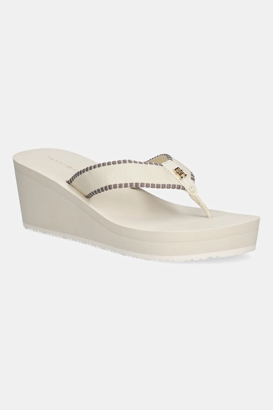 Шлепки WEDGE BEACH SANDAL Tommy Hilfiger, бежевый
