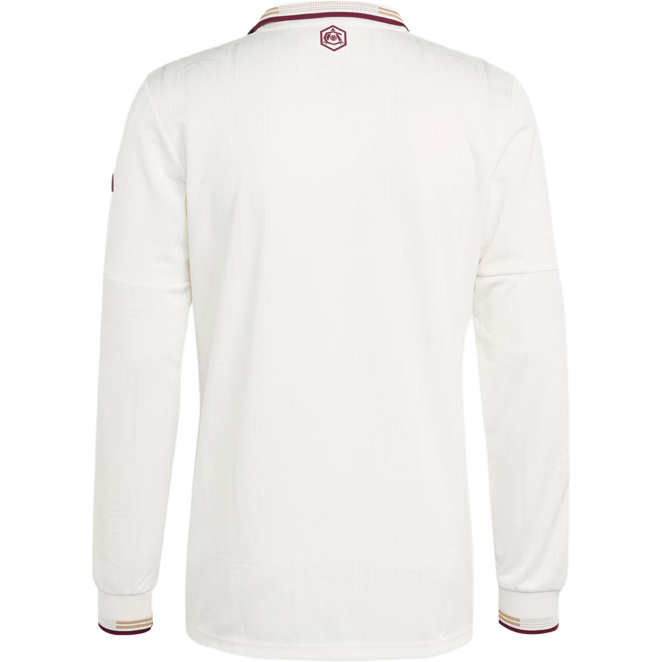 Футболка Adidas с длинным рукавом Arsenal 25/26 Third Authentic Adidas Originals, белый/красный — фото 2