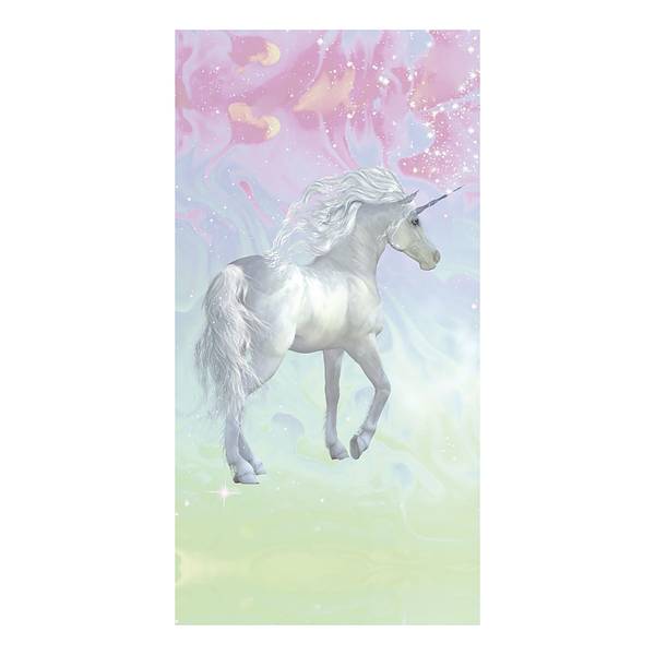 

Полотенце для душа Good morning Unicorn, 75x150x1 см, многоцветный