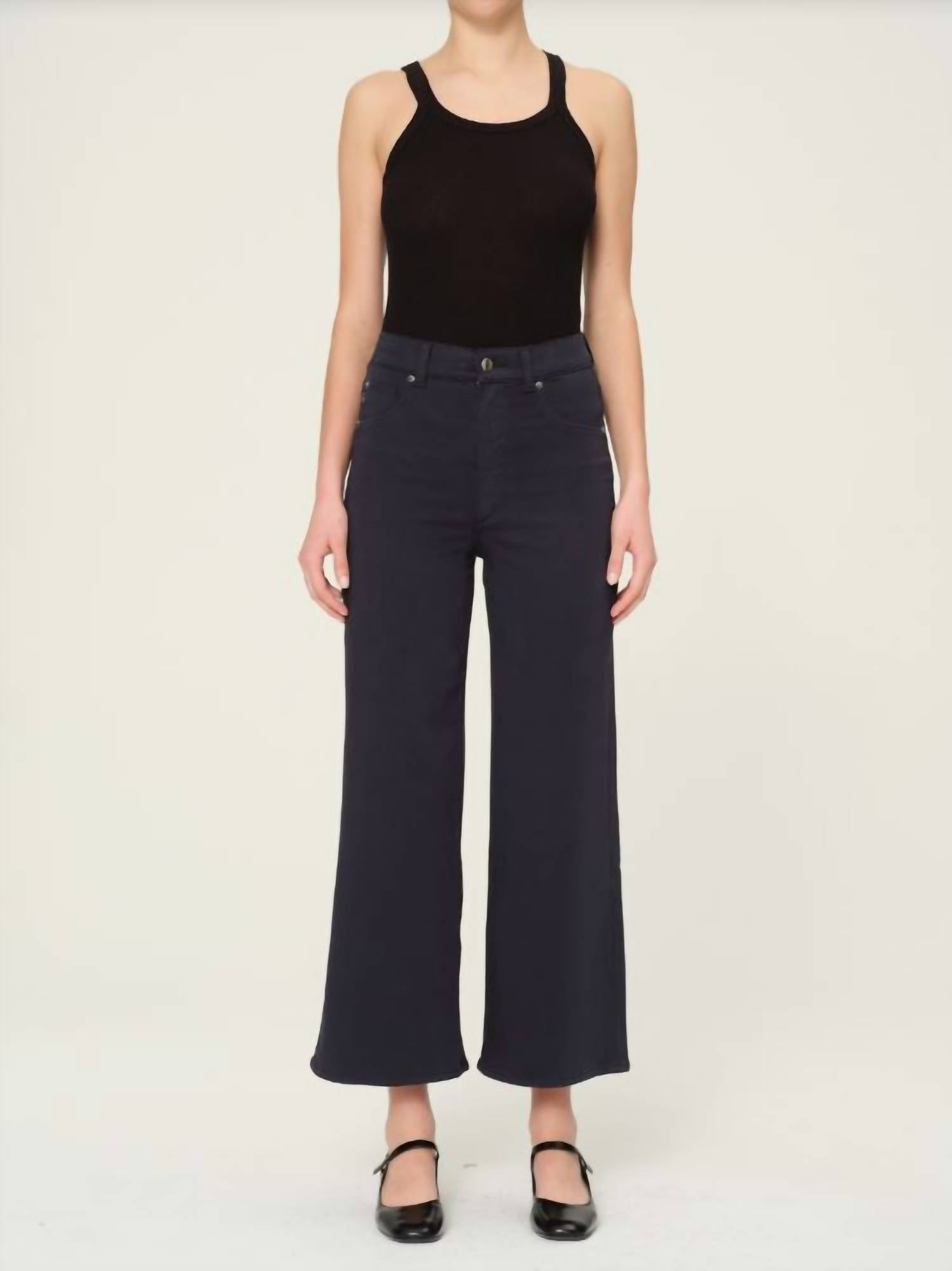 

Джинсы Hepburn Wide Leg High Rise Vintage в классическом темно-синем цвете DL1961 - Women's