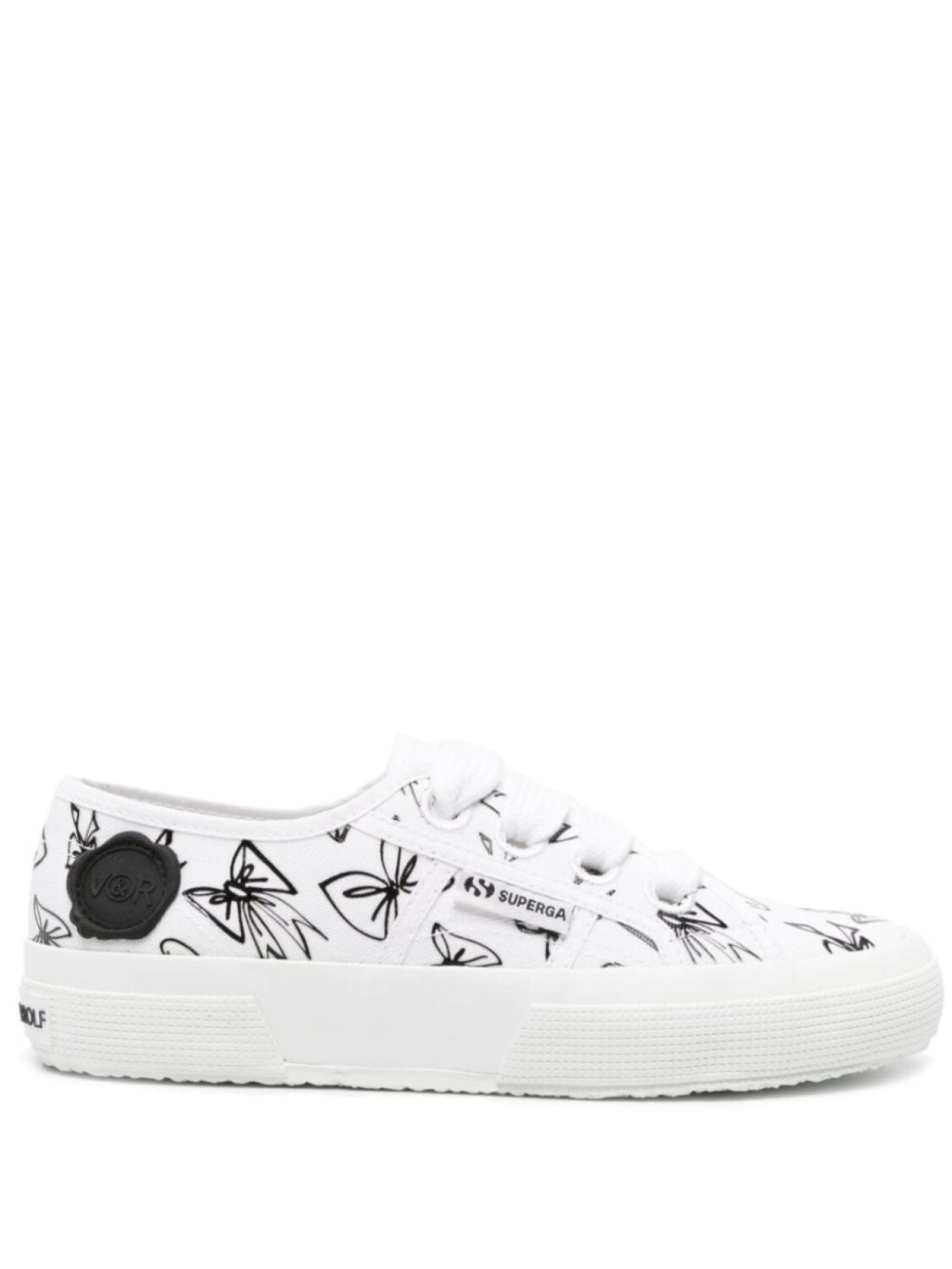 

Viktor & Rolf кеды с принтом из коллаборации с Superga, белый