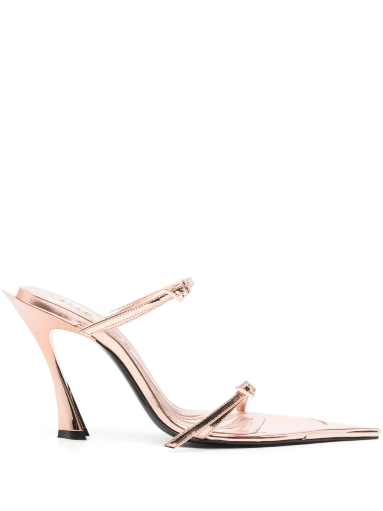 Mugler босоножки Fang 95, розовый
