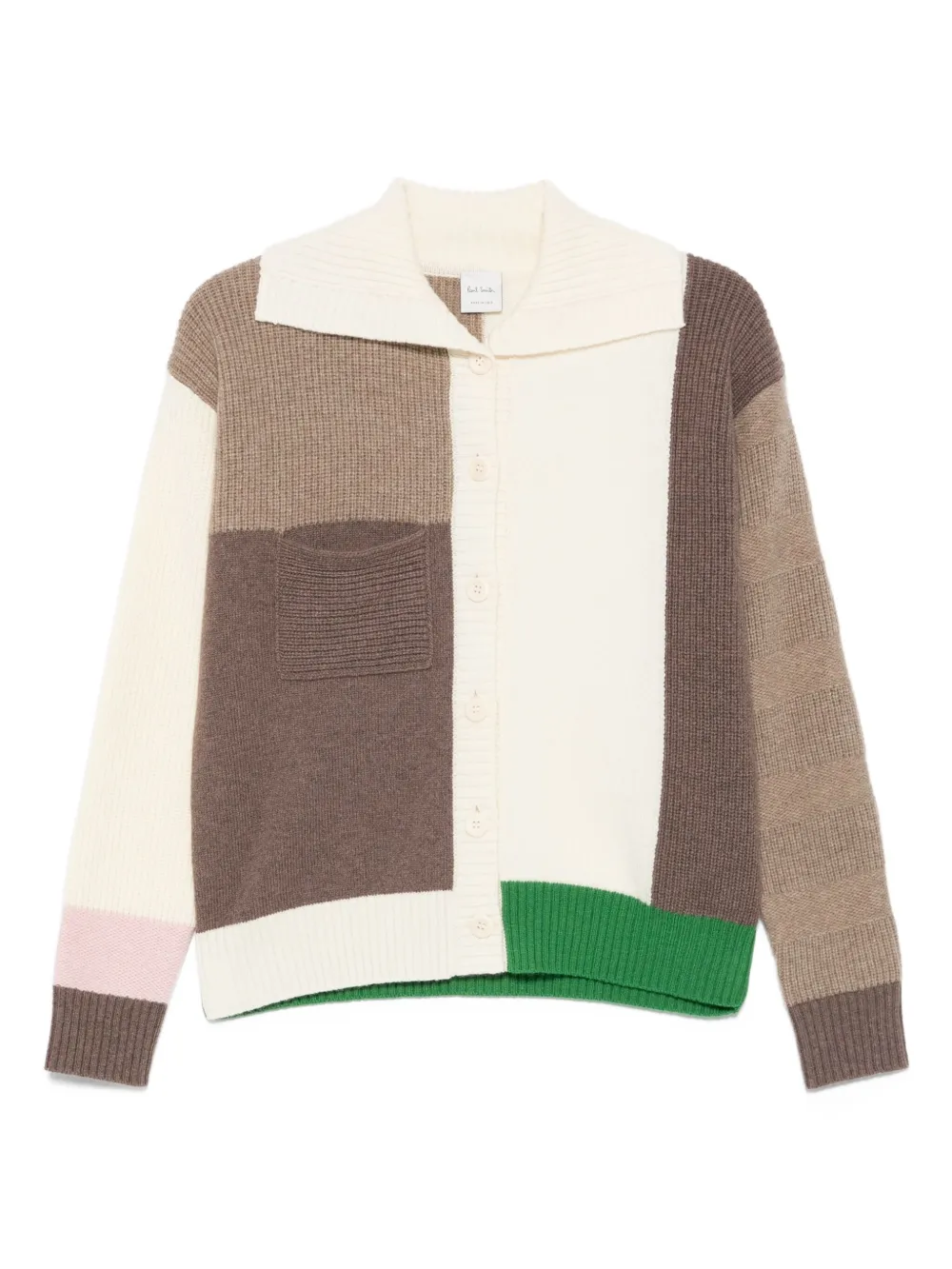 

Кардиган в стиле пэчворк Paul Smith, нейтральный