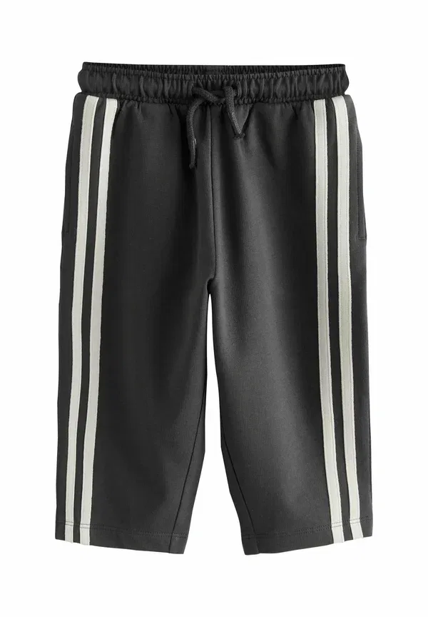 Спортивные штаны Next, Regular fit wide leg side stripe joggers, цвет угольно-серый