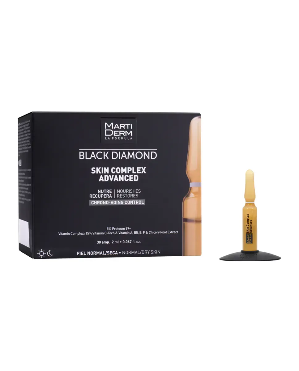 Сыворотка MartiDerm — 30 Ампул Антивозрастной Skin Complex Advanced Black Diamond