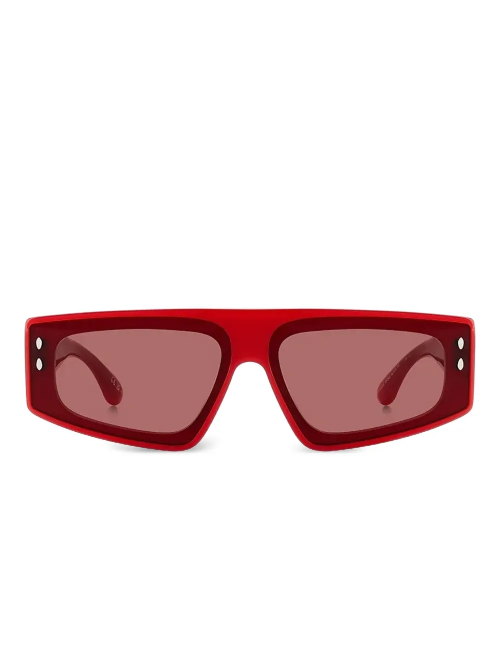 

Солнцезащитные очки Zoomy в прямоугольной оправе Isabel Marant Eyewear, красный