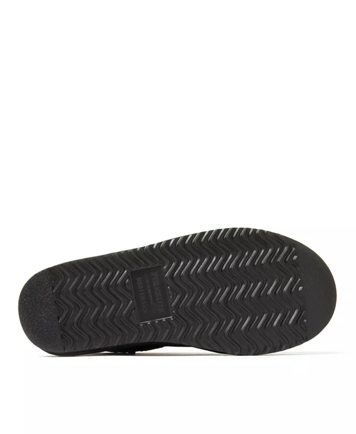Fireside от Women's Riverland Натуральные овчинные микро-ботильоны Dearfoams, черный — фото 4