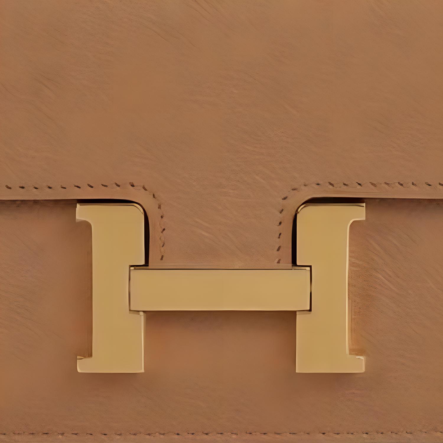 HERMES Констанс Слим Клатч Кошелек Поясная Сумка Женская 2S Кунжут — фото 3