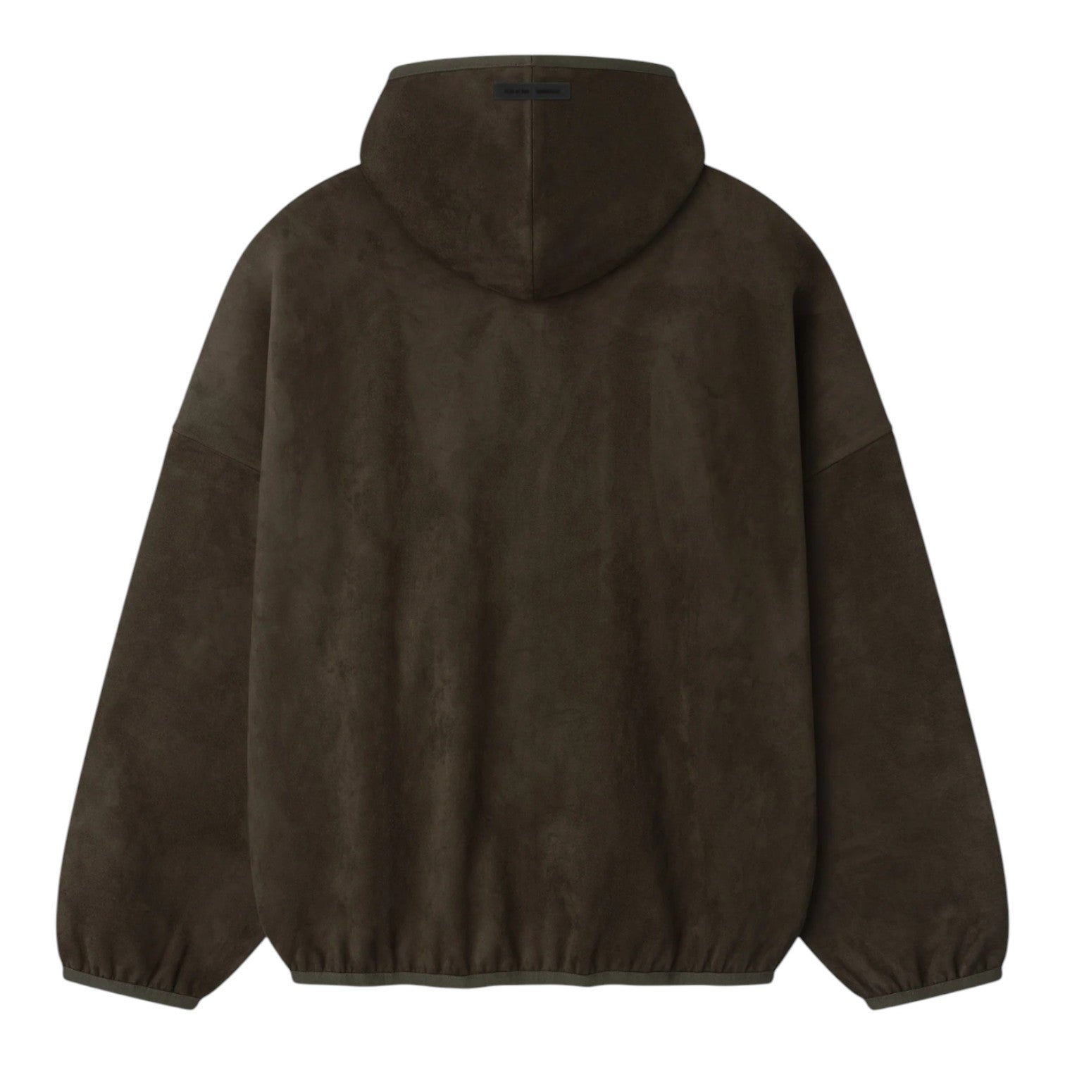 Толстовка Fear of God Essentials из замшевого флиса, современная, коричневая — фото 2