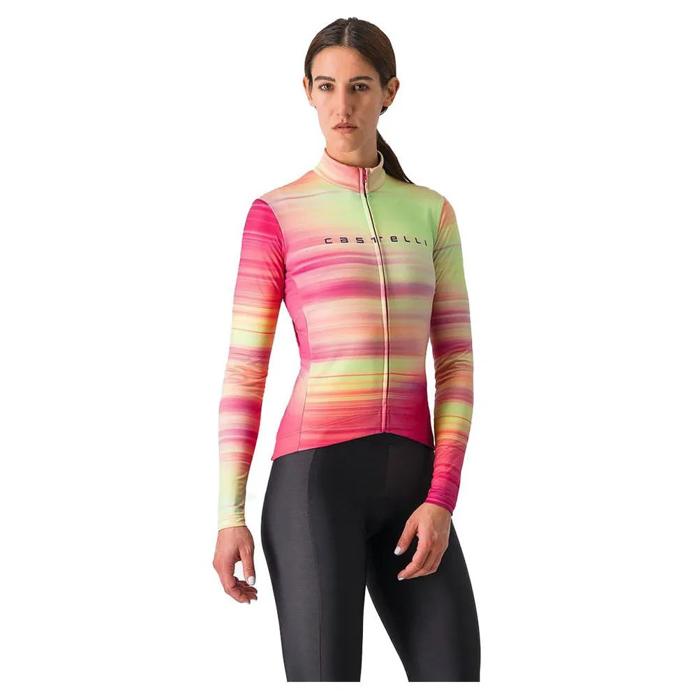 

Джерси с длинным рукавом Castelli Phase, розовый