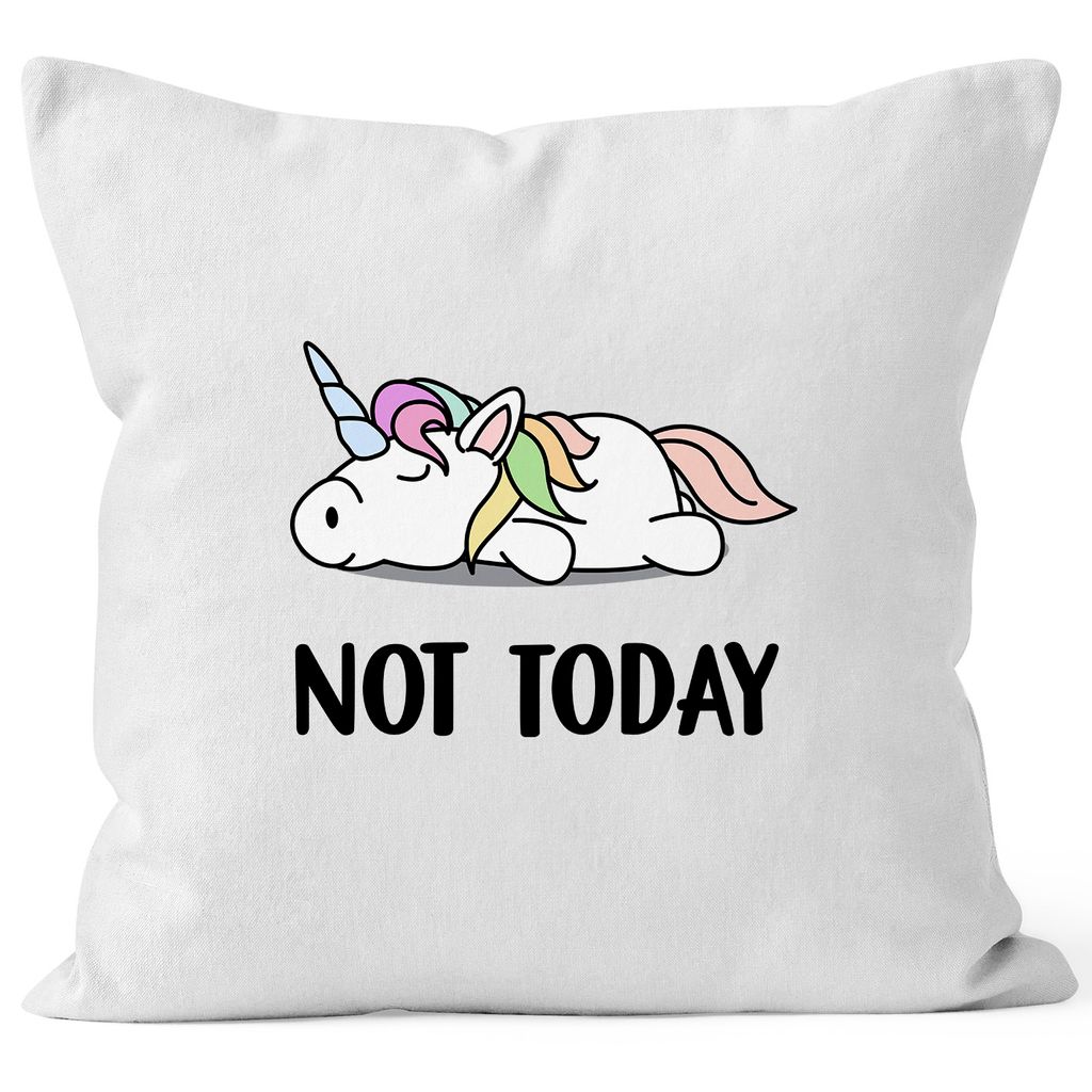 

Чехол на подушку Not Today Чехол на подушку Chilling Lazy MoonWorks Unicorn белый, униразмер