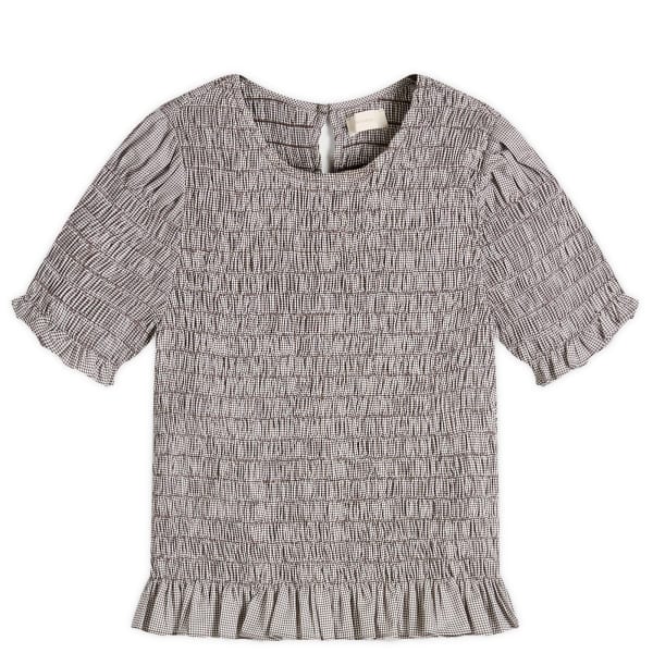 

Топ в клетку Эдда Faithfull The Brand, Hanne Gingham Espresso