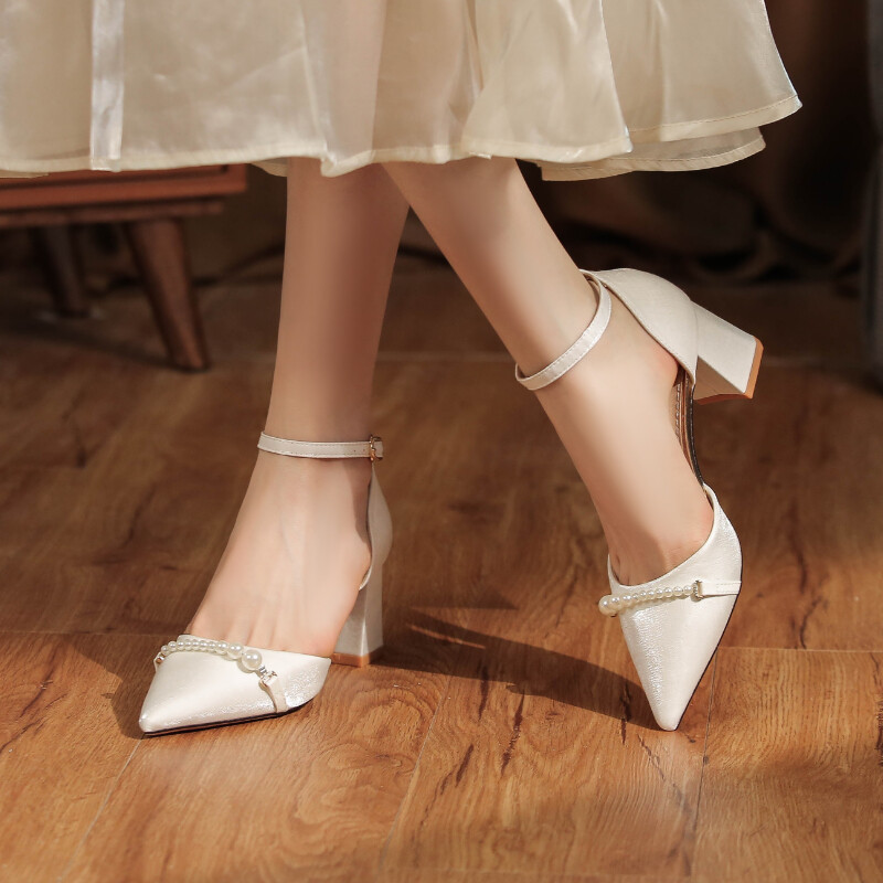 Туфли HKCP High Heels Women's, цвет Champagne — фото 4